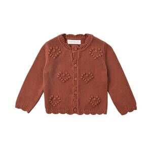 NEW QUINCY MAE kid's knit cardigan in red